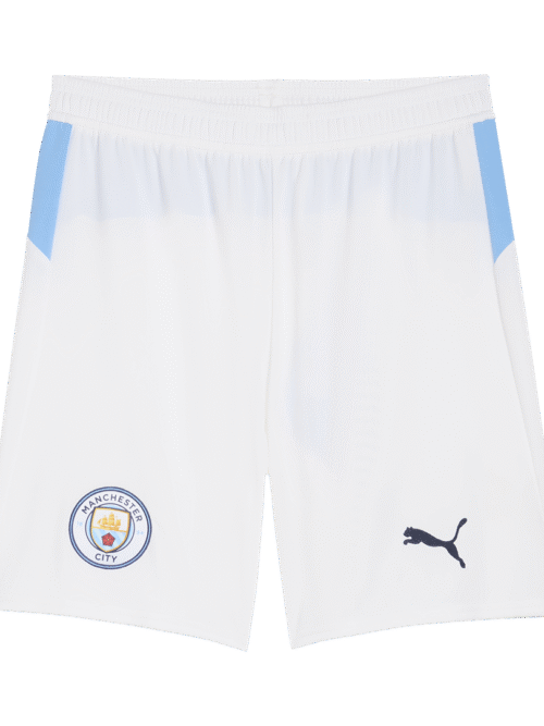 Manchester city soccer short personnalisable domicile fans+version joueur saison 2025-26