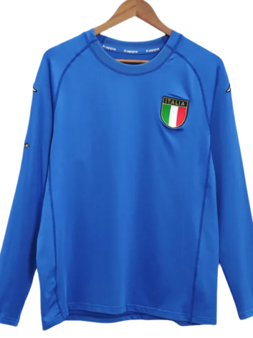Italy 2000 Retro domicile manches longues maillot