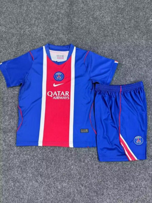PSG - ensemble enfant - 26-27 - maillot a domicile - ligue 1