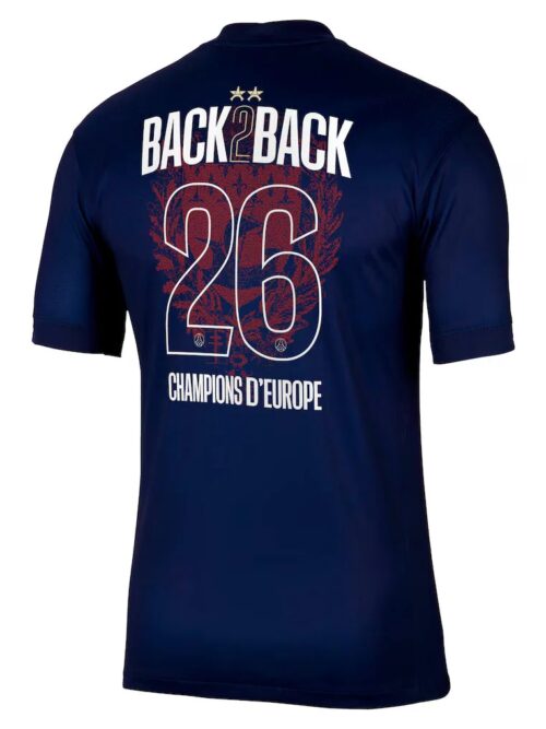 PSG - MAILLOT DOMICILE - 25-26 - BACK2BACK 2 ÉTOILES ⭐️ ⭐️