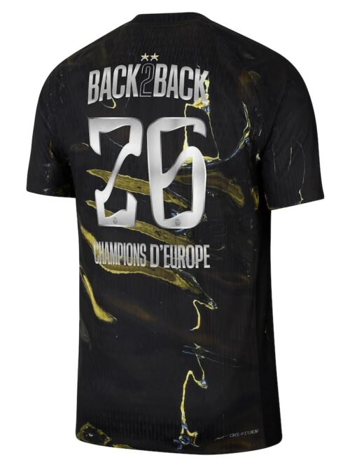 PSG «  NIGHT ÉDITION » 26-27 - 5e maillot - ligue des champions - 2 étoiles - back to back