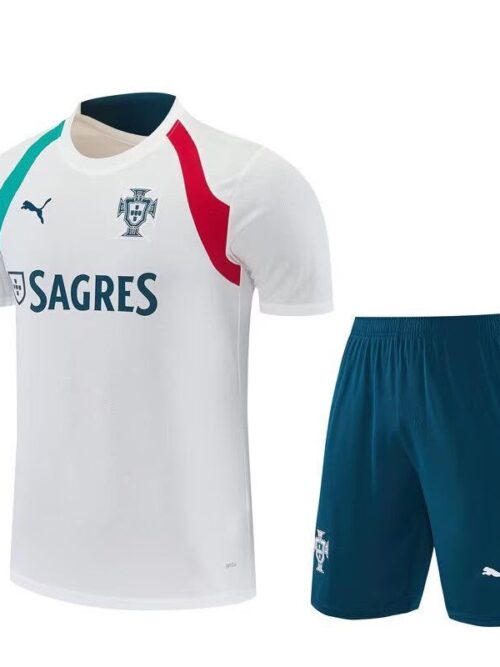 Adult set Portugal ensembles entraînement (maillot+Shorts) 25-26