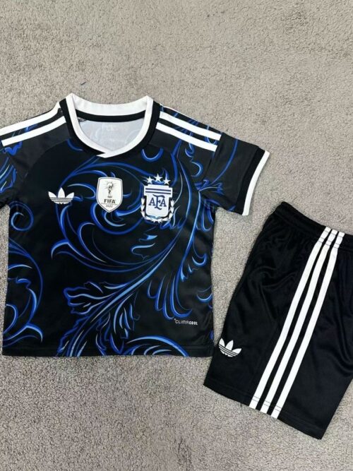 Argentine Coupe du Monde 2026 Maillot Extérieur Enfant + Short – Version Fan