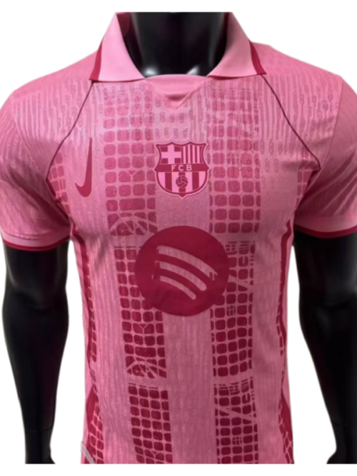 FC Barcelone Édition Spéciale Maillot Rose 2026-27 – Version Joueur