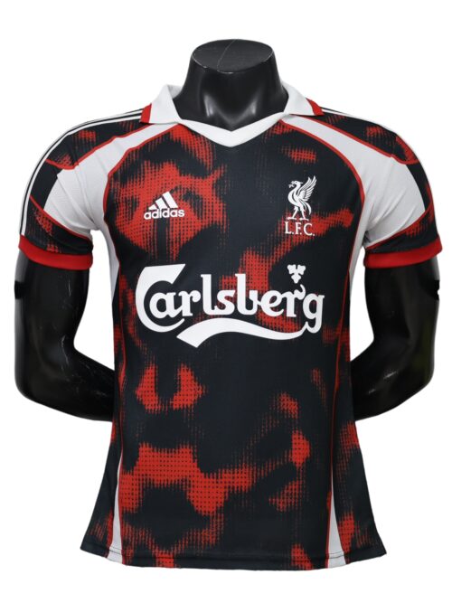 Liverpool Rétro Maillot Rouge Noir 2026-27 – Version Joueur