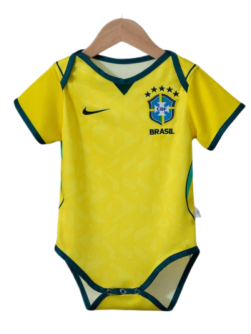 Brésil Coupe du Monde 2026 Maillot Domicile Bébé