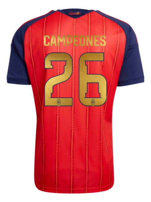 Espagne Coupe du Monde 2026 Édition Championne Maillot Domicile – Version Fan