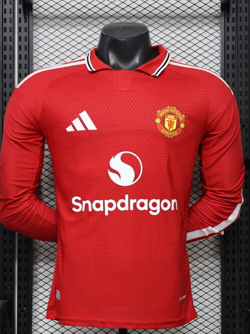 Manchester United Authentique Maillot Domicile Manches Longues 2026-27