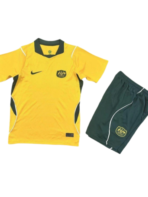 Australie Coupe du Monde 2026 Maillot Domicile Enfant + Short – Version Fan