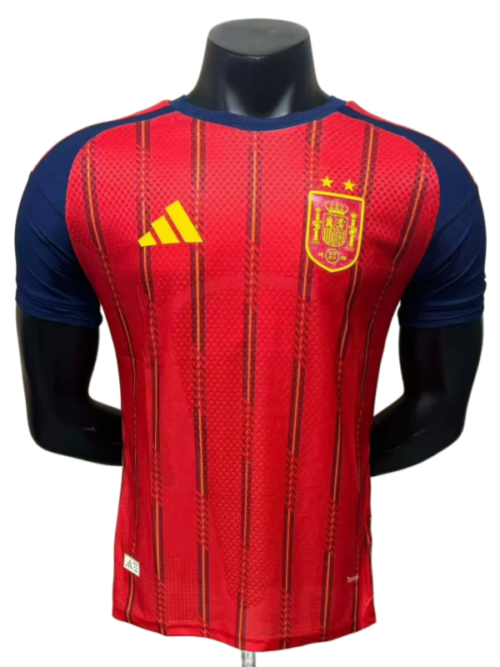 Espagne Coupe du Monde 2026 Édition Championne 2 Étoiles Maillot Domicile Manches Courtes – Version Joueur