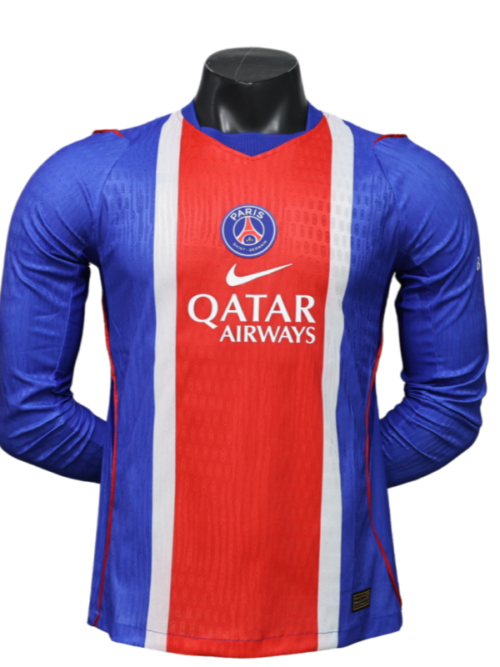 PSG Édition Champions Maillot Domicile Manches Longues 2026-27 – Version Joueur