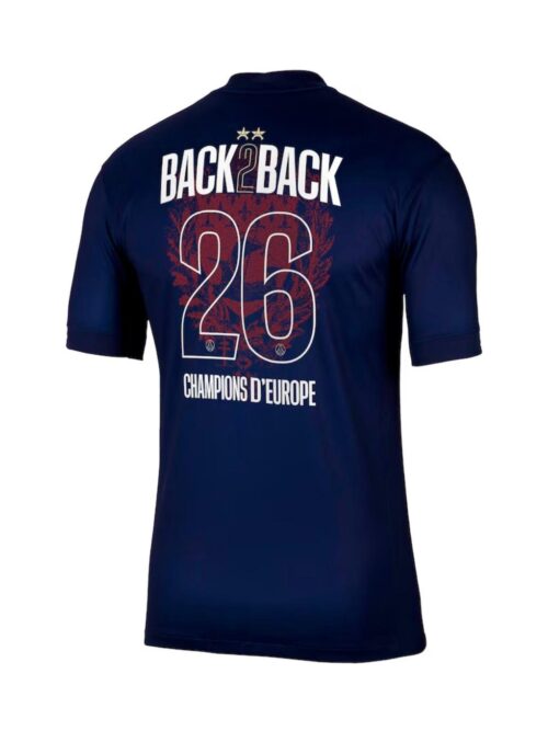 PSG Édition Champions d'Europe 2026 Maillot Domicile 2025-26 – Version Joueur