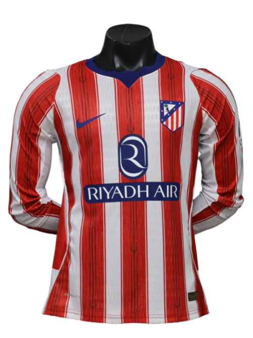 Atletico Madrid Maillot Domicile Manches Longues 2026-27 – Version Joueur