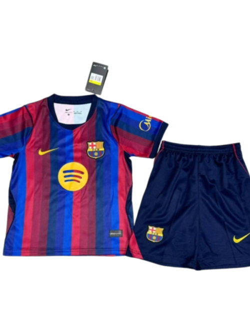 FC Barcelone Maillot Domicile Enfant + Short 2026-27