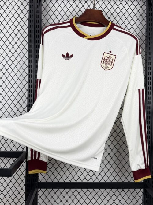 Espagne Coupe du Monde 2026 Maillot Extérieur Manches Longues – Version Fan