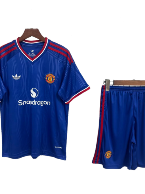 Manchester United Maillot Extérieur Enfant + Short 2026-27 – Version Fan