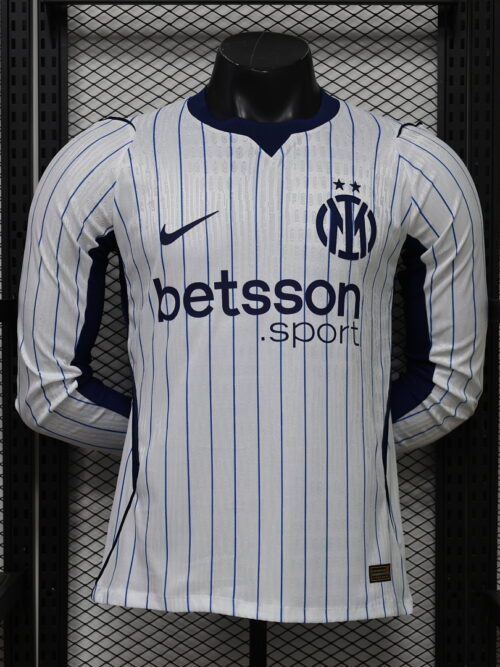 Inter Milan Authentique Maillot Extérieur Manches Longues 2026-27