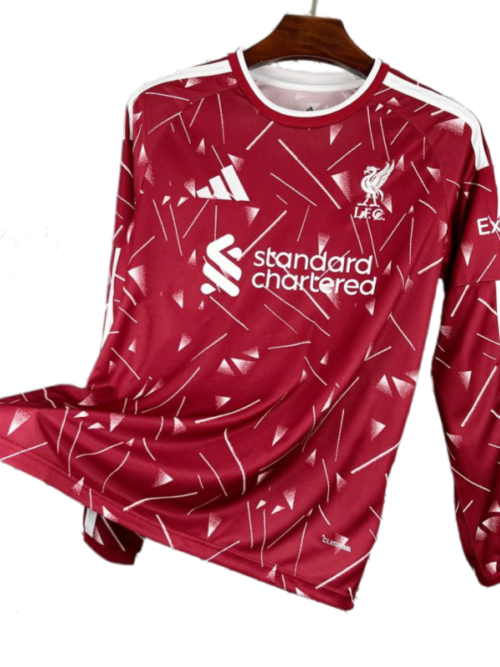 Liverpool Maillot Domicile Manches Longues 2026-27 – Version Fan