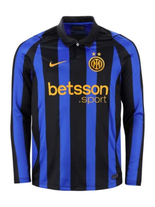 Inter Milan Maillot Domicile Manches Longues 2026-27 – Version Fan
