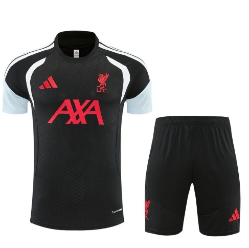 Liverpool Ensemble d'Entraînement Noir Adulte & Enfant 2026-27