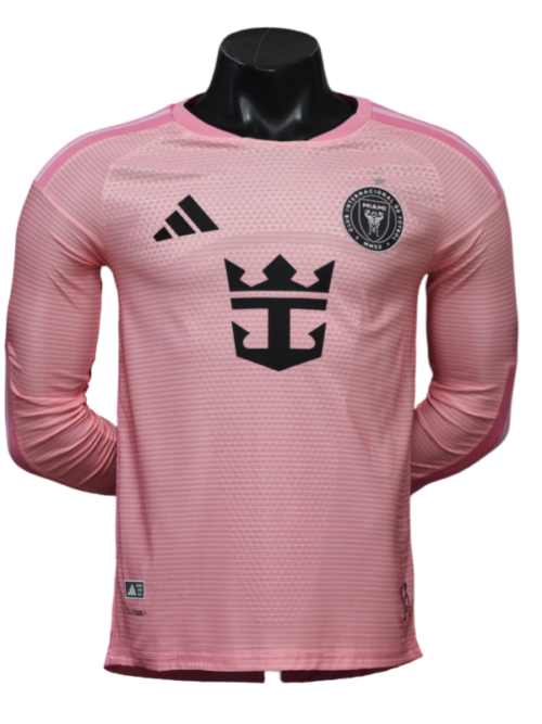 Inter Miami Maillot Domicile Manches Longues 2026 – Version Joueur