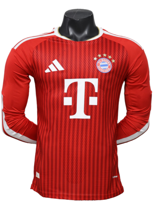 Bayern Munich Maillot Domicile Manches Longues 2026-27 – Version Joueur