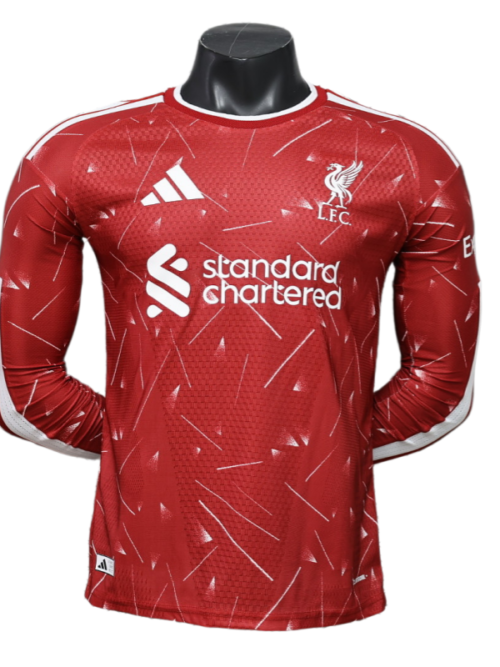 Liverpool Maillot Domicile Manches Longues 2026-27 – Version Joueur