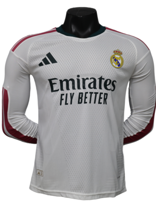 Real Madrid Maillot Domicile Manches Longues 2026-27 – Version Joueur