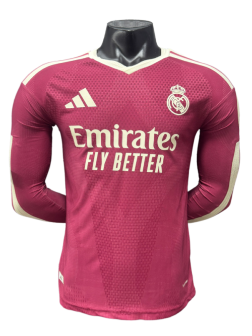 Real Madrid Maillot Extérieur Manches Longues 2026-27 – Version Joueur