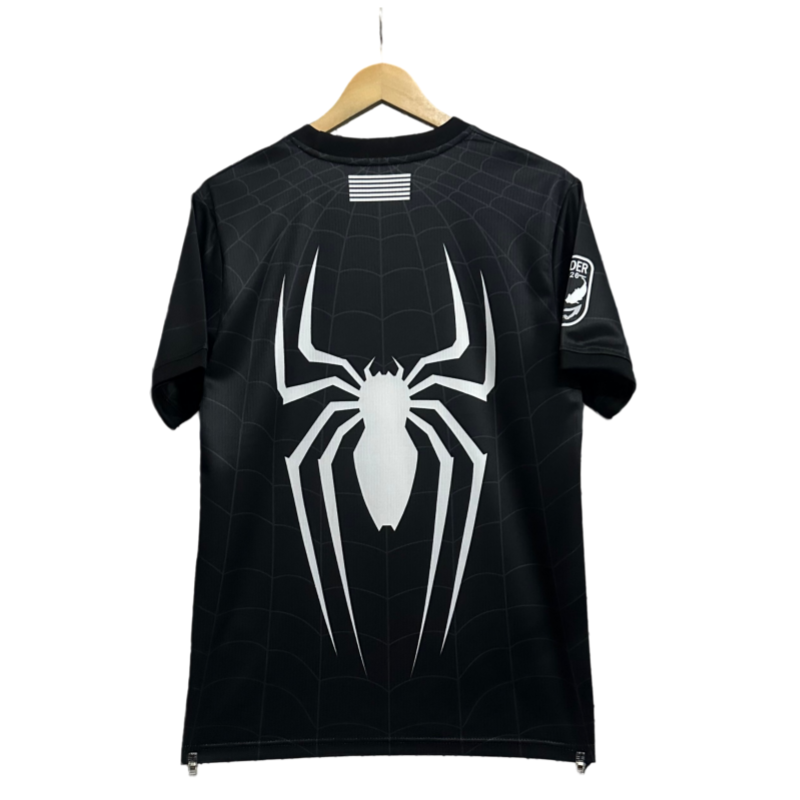 FC Barcelone Édition Spéciale Spider-Man Maillot Noir 2026-27 – Version Fan – Image 2